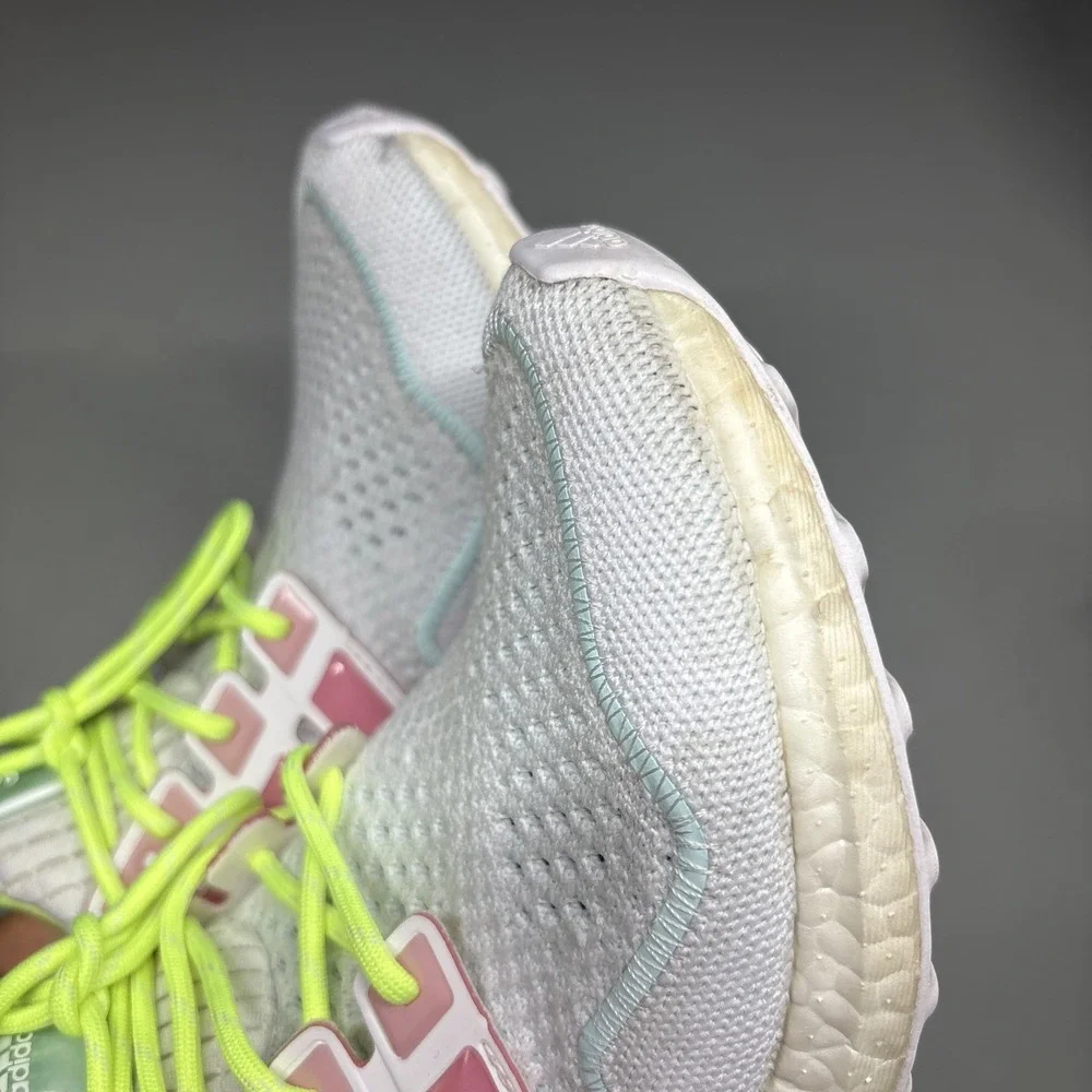 Adidas Ultra Boost 1.0 Cloud 8.5 White Bliss Pink Lucid Lemon Running Sneakers